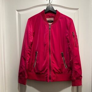 Levi's Vibrant Fuchsia Bomber Jacket